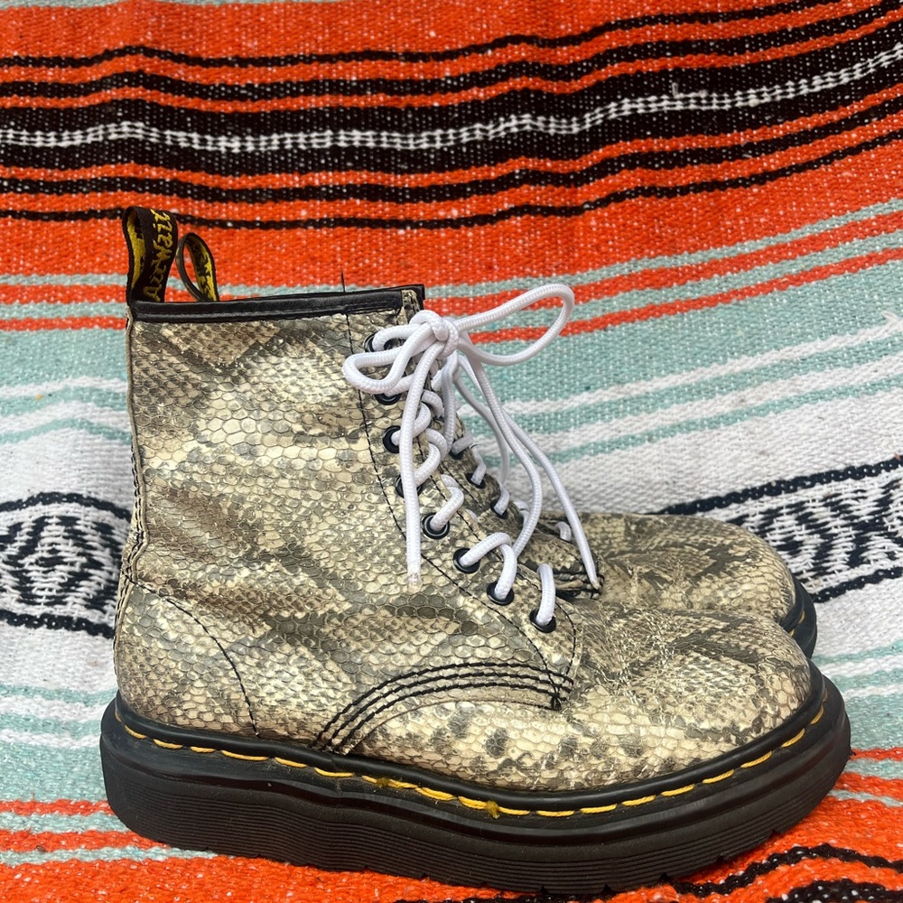 Dr. Martens Rare 1990’s Python Boots - image 1